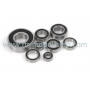 Chrome Ball Bearing "ABEC 3", rubber shielded , 10X15X4 - 6700-2RS, (4 pcs)-GF-0500-017
