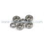 Chrome Ball Bearing "ABEC 3", metal shielded , 6X10X3 - MR106, (2 pcs)-GF-0550-025