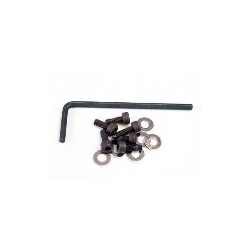 Backplate screws (3x8mm hex cap) (6)/washers (6)/ wrench