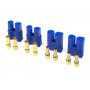 Connector - EC-3 - Gold Plated - Male + Female - 2 pairs