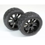 Truggy Tires 1:10 on-road front black (2)