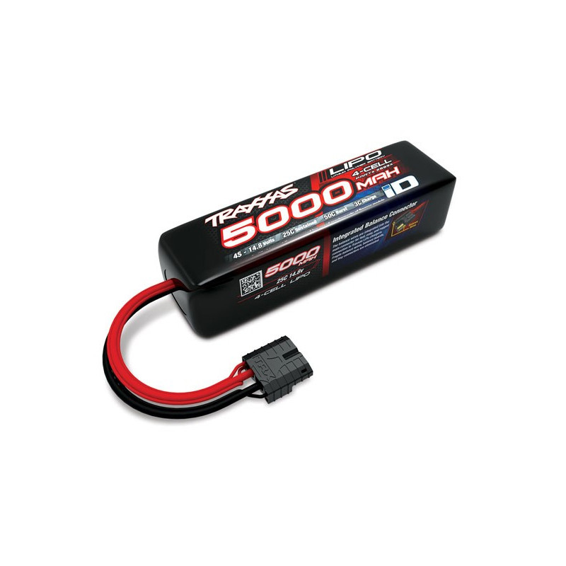 LiPo ID Battery 5000mAh 14.8v 4-Cell 25C