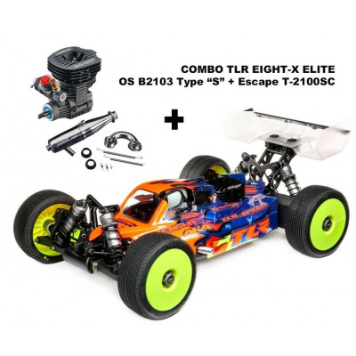 COMBO 8IGHT-X 4WD Nitro Buggy Elite Race Kit  + OS B2103 S