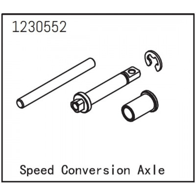 Speed Conversional Axle - 1230552