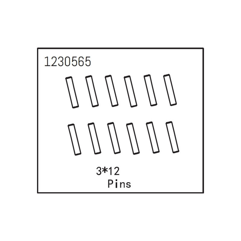 Pins 3x12