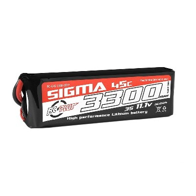 RC Plus - Li-Po Batterypack Sigma 45C 3300 mAh 3S1P 11.1V X0