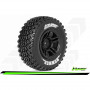 SC-HUMMER 1:10 Short Course Tire Set Mounted Soft Black - LR-T3224SBAA