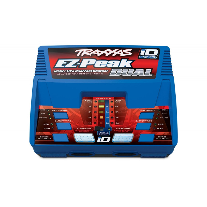 Charger, EZ-Peak Dual, 100W, NiMH/LiPo with iD Auto Battery
