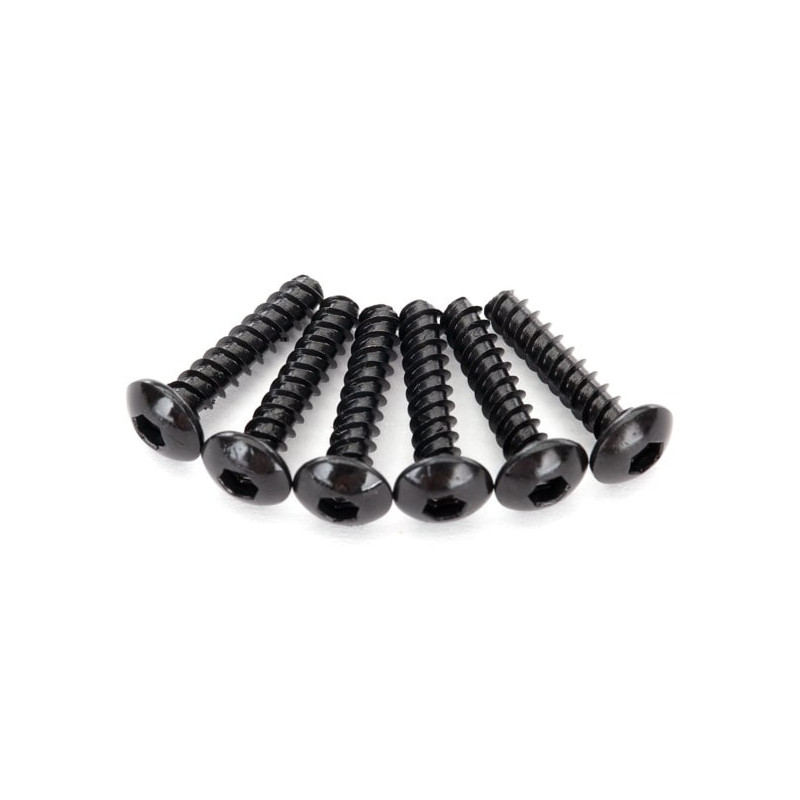 Screws, 2.6x12mm button-head, self-tapping