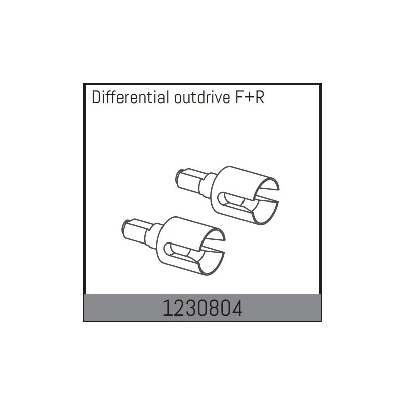 Differential Outdrives front/rear