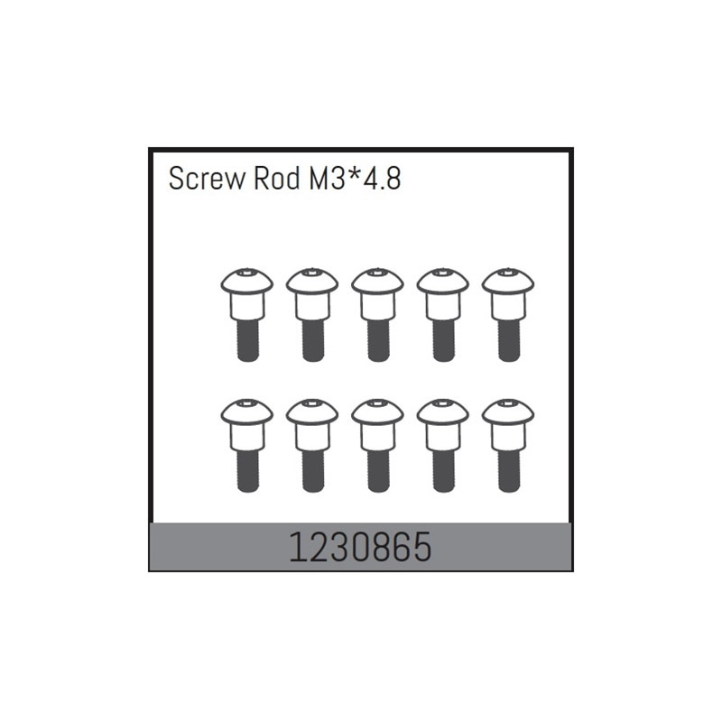 Screw Rods M3x4.8