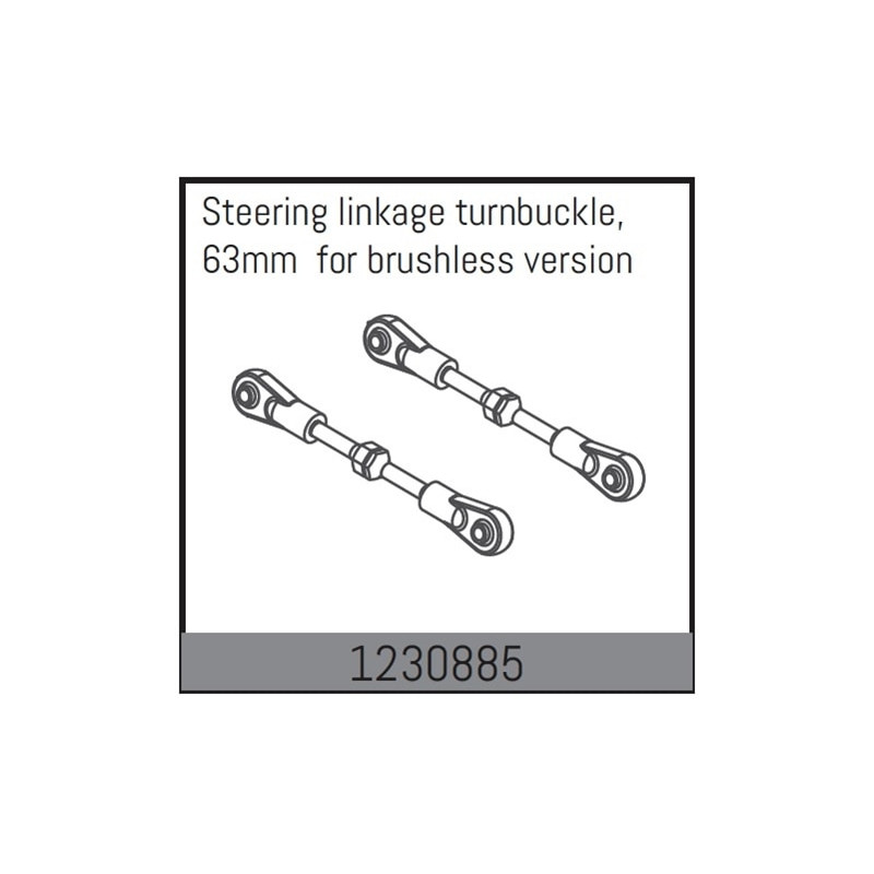 Steering Turnbuckles 57-63mm
