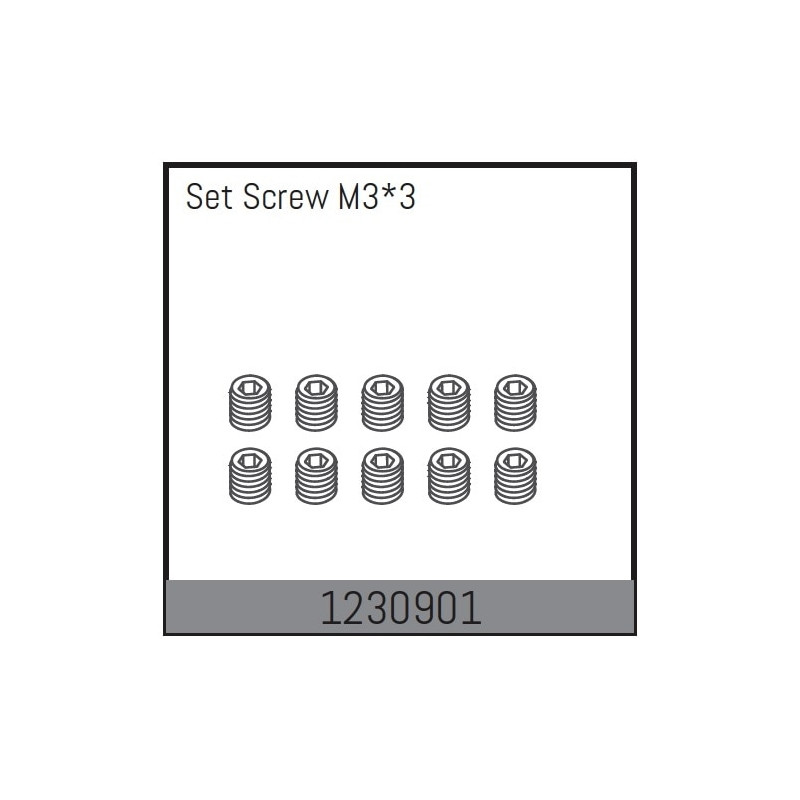 Set Screw M3x3