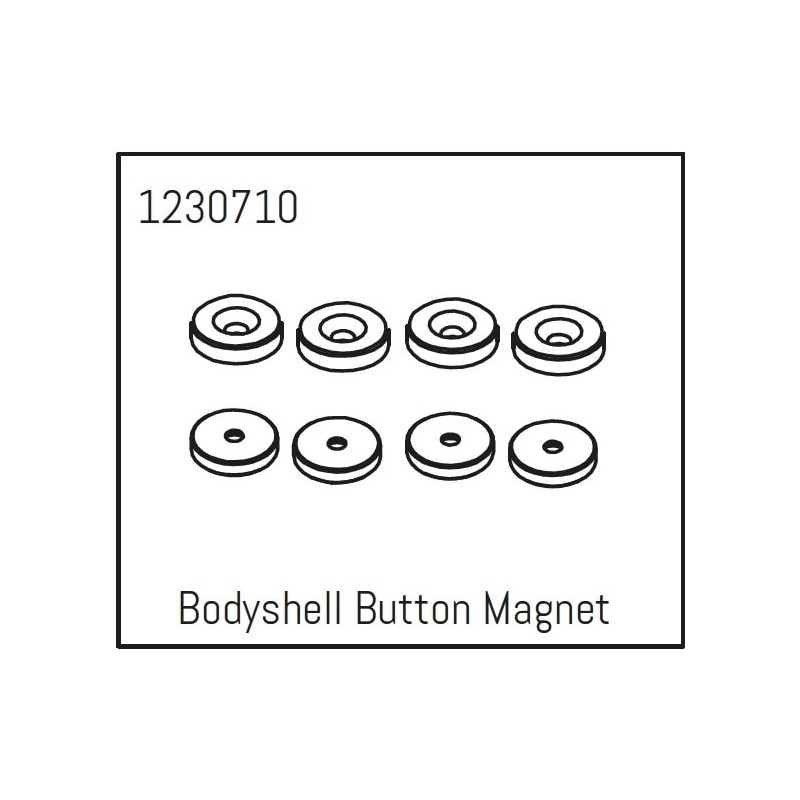 Bodyshell Button Magnet
