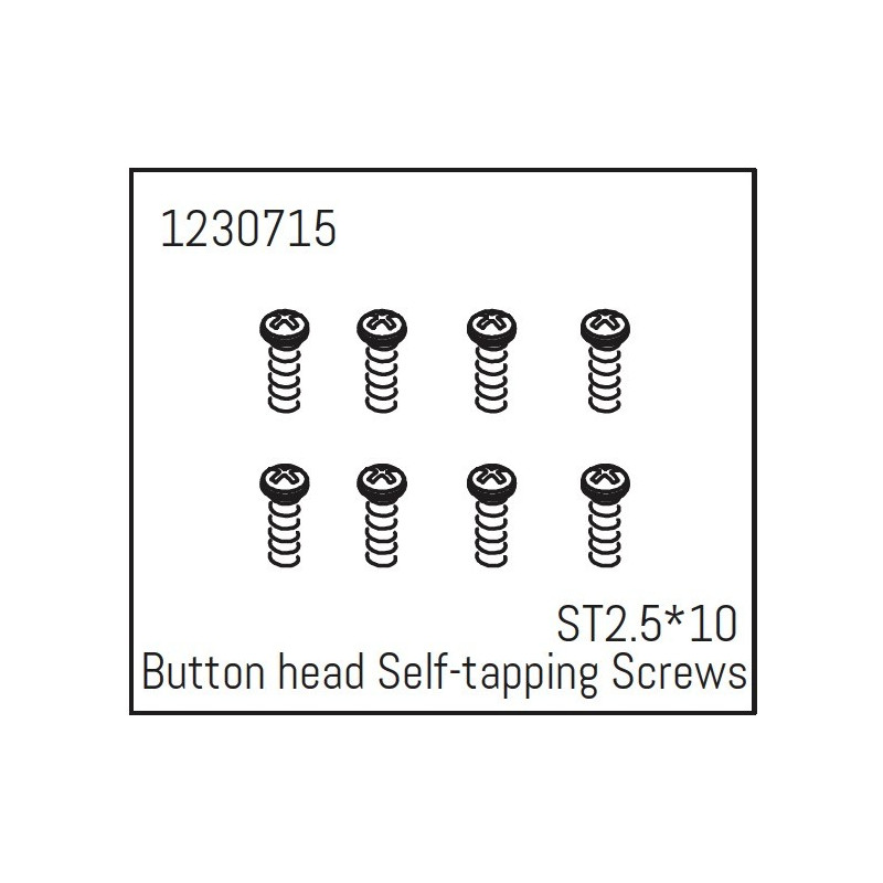 Button head Self-tapping screws ST2.5*10 (8) - Khamba