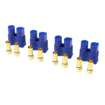 Connector - EC-3 - Gold Plated - Male - 4 pcs
