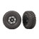 Tires & wheels, assembled black 1.0 wheels, Canyon Trail 2.2