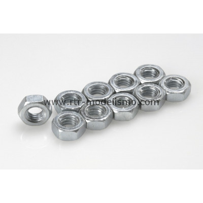 Nut , M2.5, Galvanized Steel (10pcs)-GF-0150-003