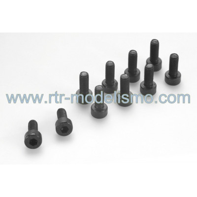 Socket head screw, M2,5X4, Steel (10pcs)-GF-0100-007