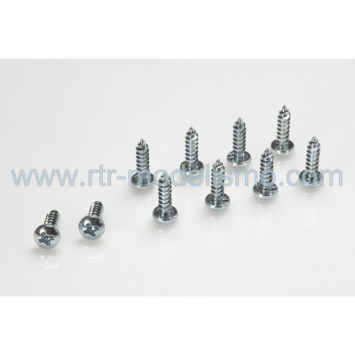 Self-tapping pan head screw, 3,5X9,5, Galvanized Steel (10pcs)-GF-0175-007