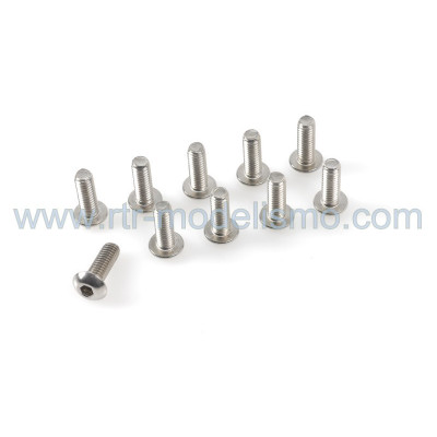 Socket low round head screw, M4X16, Inox (10pcs)-GF-0203-012