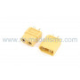 XT60  GOLD  CONNECTOR,  MALE  +  FEMALE  (2PAIRS)-GF-1003-001