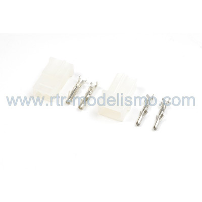 AMP  connector  with  gold  plated  pins,  Male  +  Female  (2pairs)-GF-1011-001